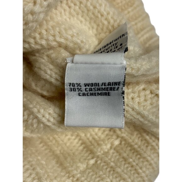 Career Wear Diane Von Furstenberg Sleeveless Wool & Cashmere Mock Neck Sweater V - Picture 6 of 8